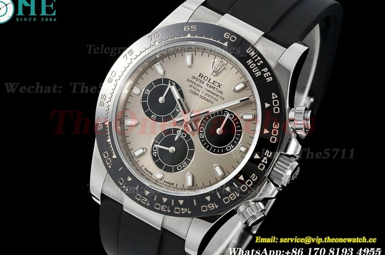 Clone Dial 40mm SS VSF 116519 Grey SS DD4130 Daytona Super 0402